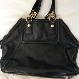 Banana Republic Black Leather Handbag